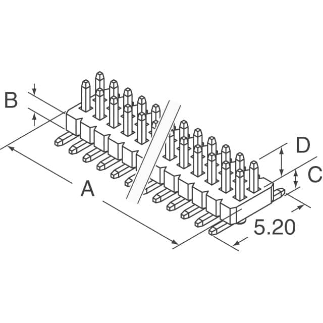 SMH101-LPSE-D36-SP-BK Sullins Connector Solutions  Embases à broches mâles